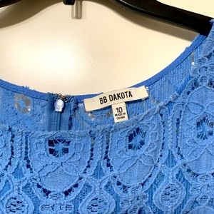 Blue lace sleeveless dress from Nordstrom